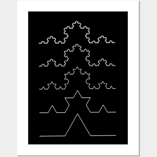 The Koch Curve Posters and Art